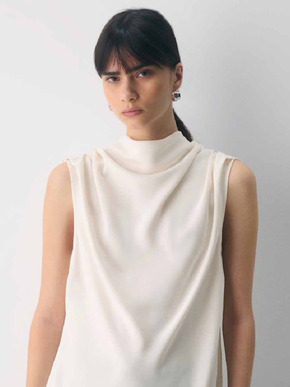 Aritzia Carter Blouse in Light Birch